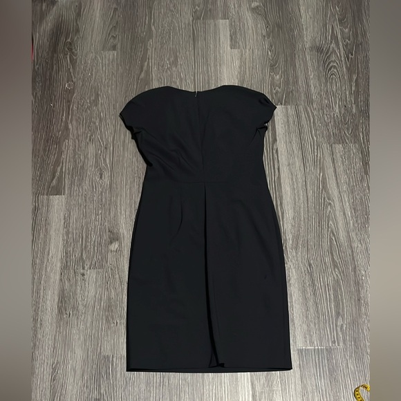 Hugo Boss Black Off Shoulder Tie Front Midi Dress - Picture 9 of 11